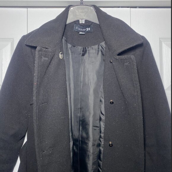 Black Trench Coat - Picture 4 of 6